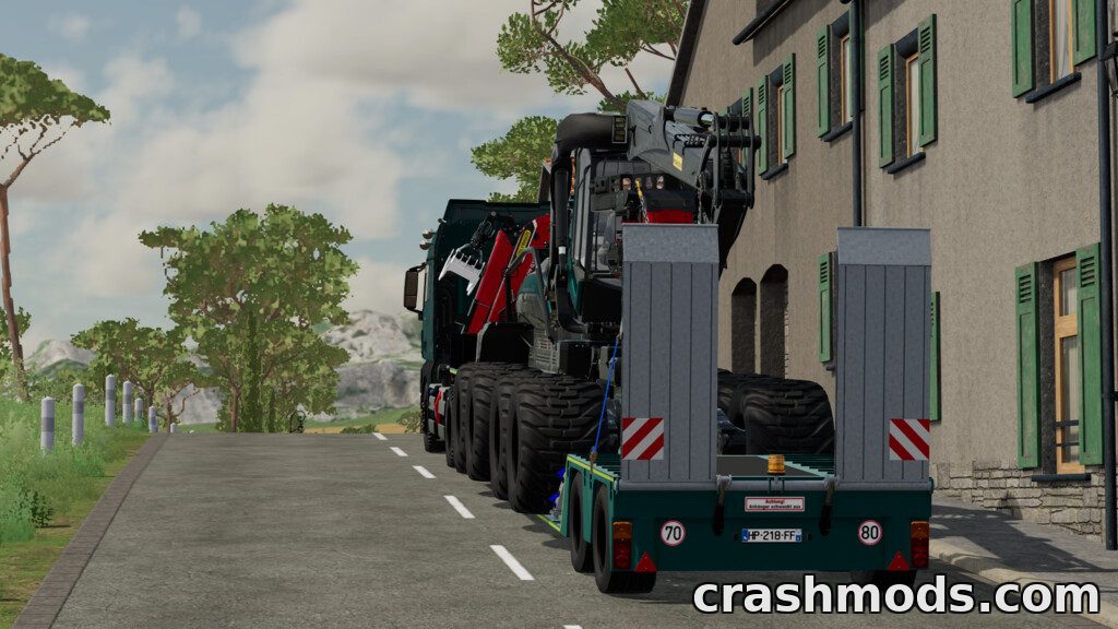 Lizard Special Lowloader TLS39 – Forestry Low Loader – screenshot 4