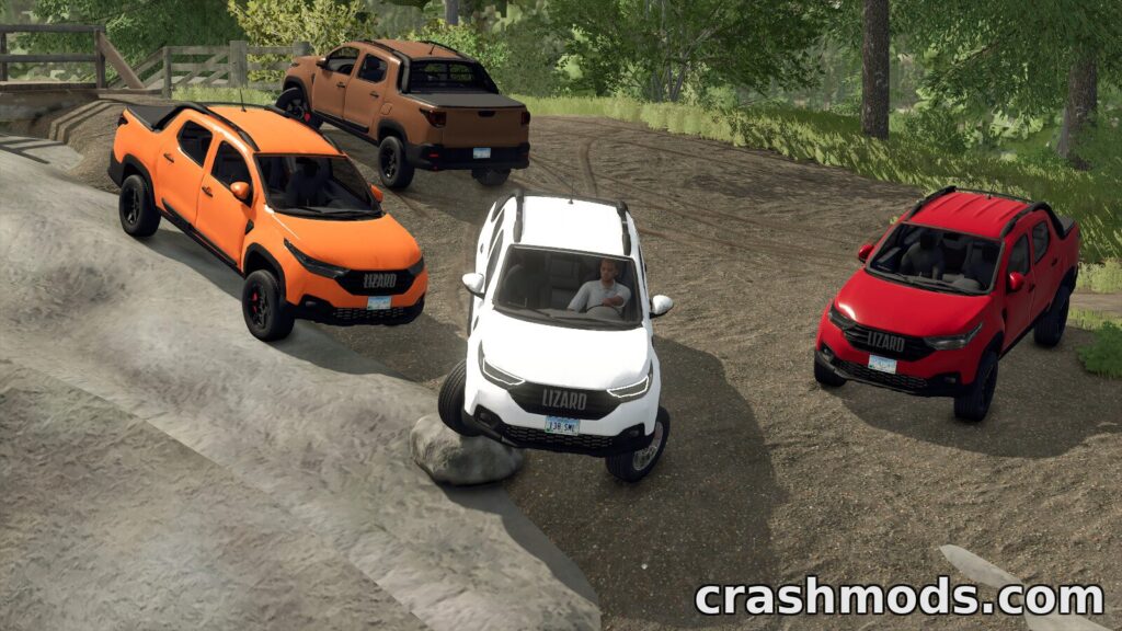 Lizard Street 2022 – Compact 300 hp Pickup Farming Simulator 25 mod screenshot