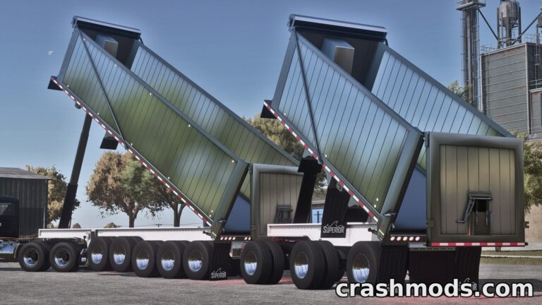 Lizard Superior End Dump Trailer Pack – Five Lengths Farming Simulator 25 mod screenshot
