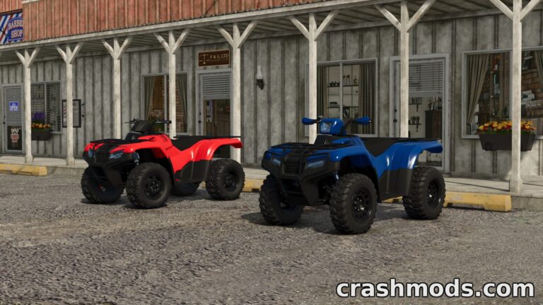Lizard TRA 500 – 145 hp Quad Bike with Hitches Farming Simulator 25 mod screenshot