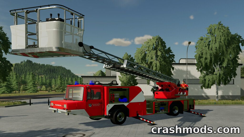 Lizard Turntable Ladder 23/12CC – DLK 23/12 Fire Rescue Truck – screenshot 5
