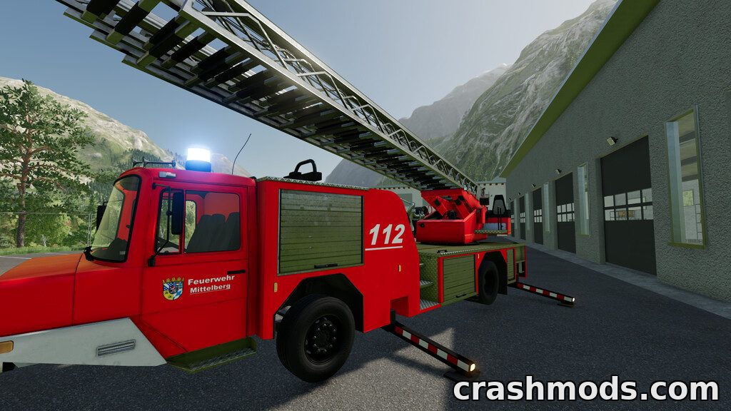 Lizard Turntable Ladder 23/12CC – DLK 23/12 Fire Rescue Truck – screenshot 6