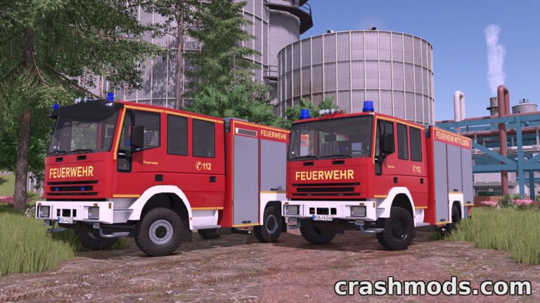 Lizard Unifire LF8/6 – 180 hp Compact Fire Engine Farming Simulator 25 mod screenshot