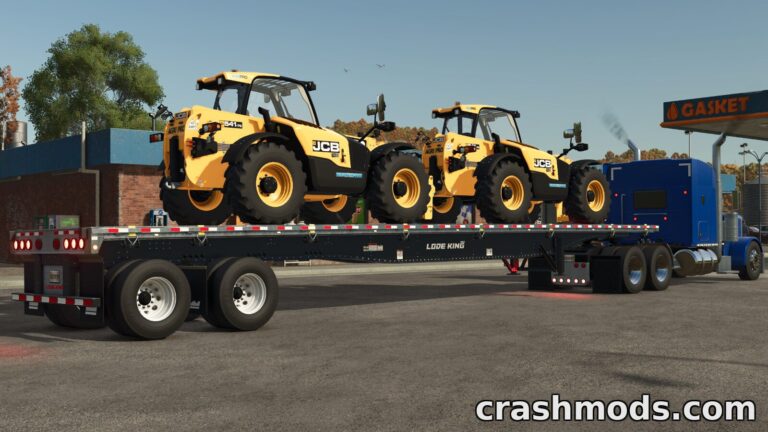 Lode King Flatbed Aluminium – Autoload Semi Trailer Farming Simulator 25 mod screenshot