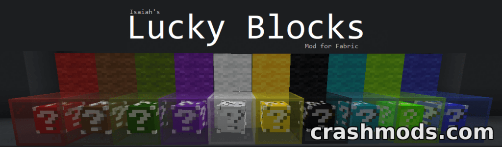 Lucky Blocks – Modern Style Lucky Blocks Minecraft mod screenshot