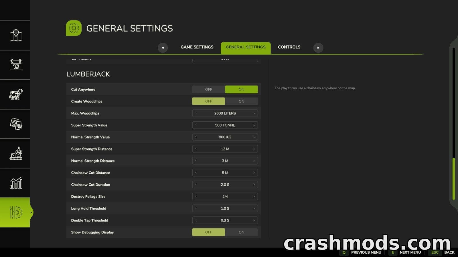 LumberJack – Chainsaw and Tree Felling Improvements – screenshot 6