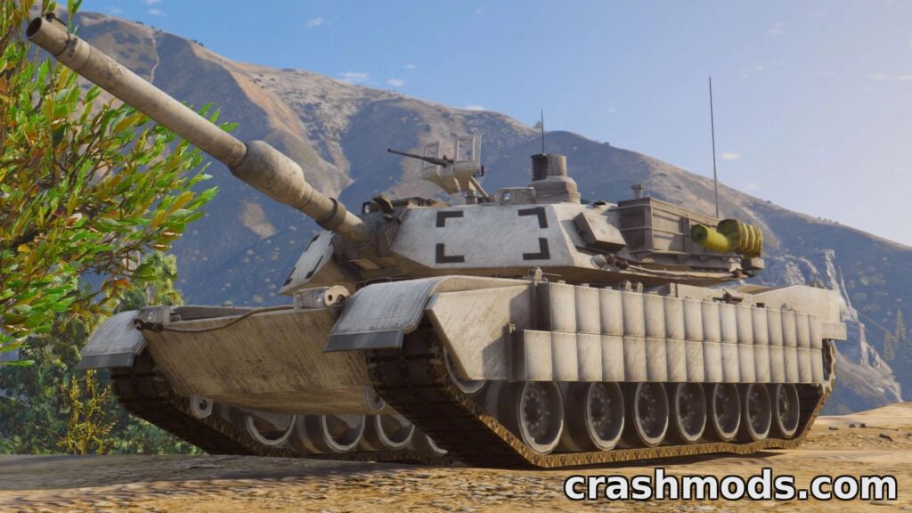 M1A2 Abrams TUSK – Military Main Battle Tank Grand Theft Auto 5 mod screenshot