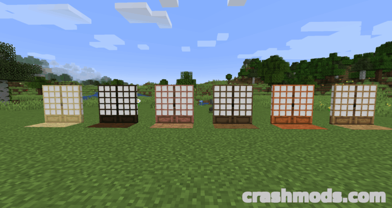 Macaw’s Doors – Wood Variants and Unique Doors for Every Build Minecraft mod screenshot