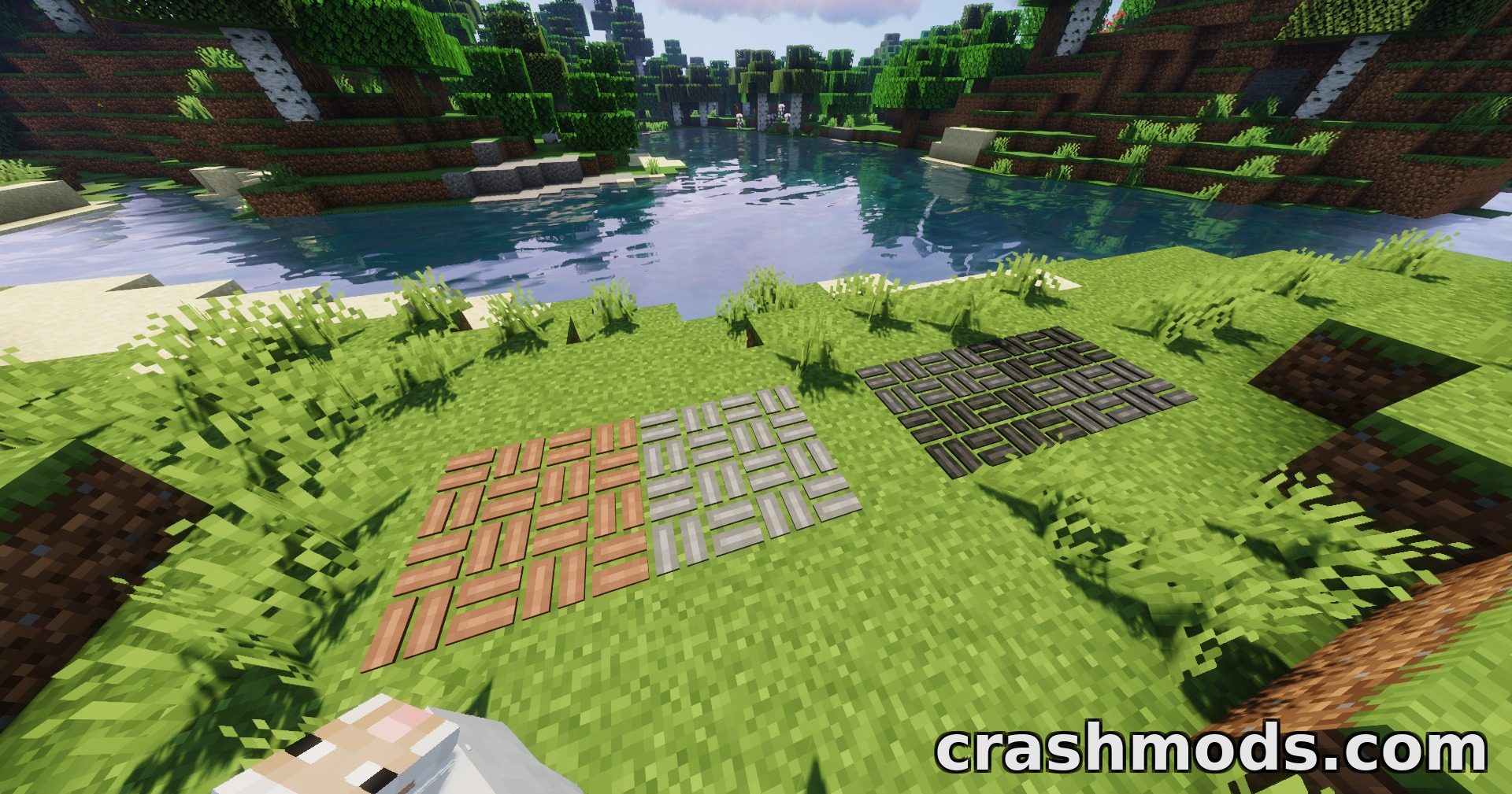 Macaw’s Paths and Pavings – Wooden Paths and Vanilla Styled Paving Blocks – screenshot 3
