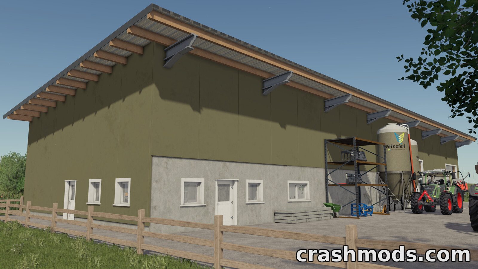 Machine Hall – Large Vehicle Shed with Workshop – screenshot 3