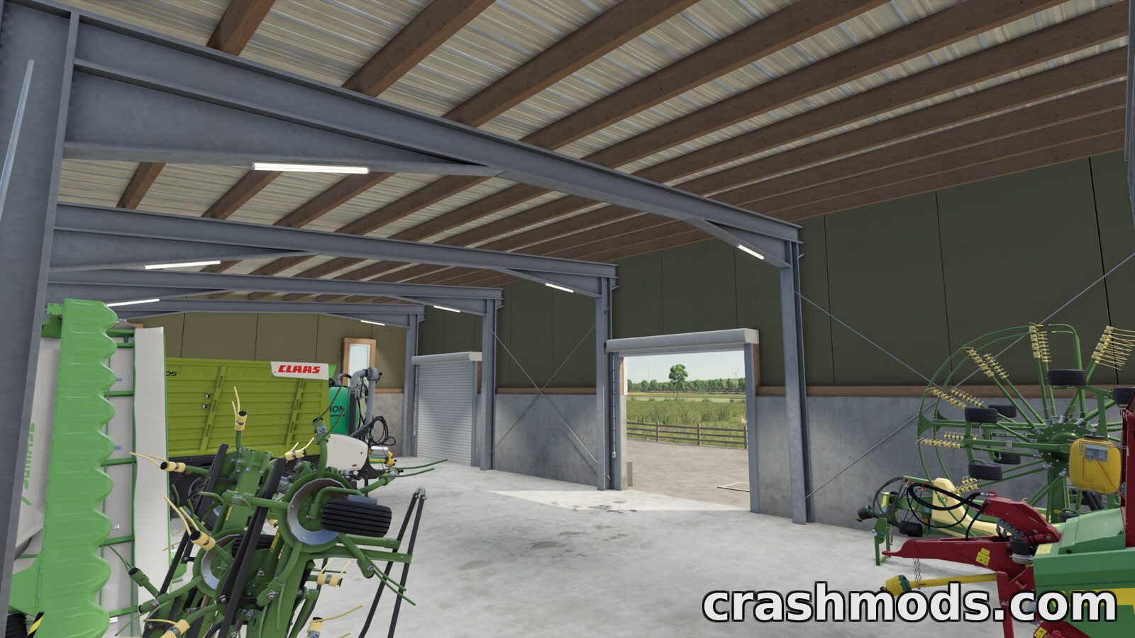 Machine Hall – Large Vehicle Shed with Workshop – screenshot 5