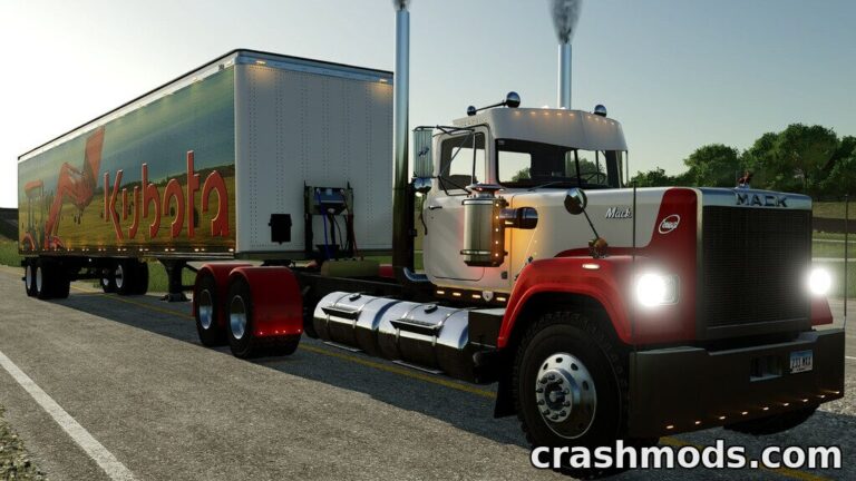 MACK Superliner X – Fully Customizable Classic Semi Truck Farming Simulator 22 mod screenshot