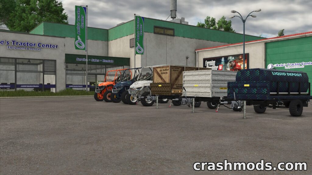 Mahindra Retriever Plus – UTV with Autoload Trailer Farming Simulator 25 mod screenshot