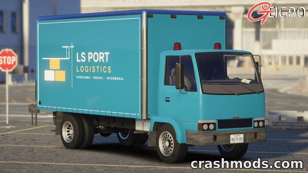 Maibatsu Mule Edit – Add-On Truck with Sirens Grand Theft Auto 5 mod screenshot
