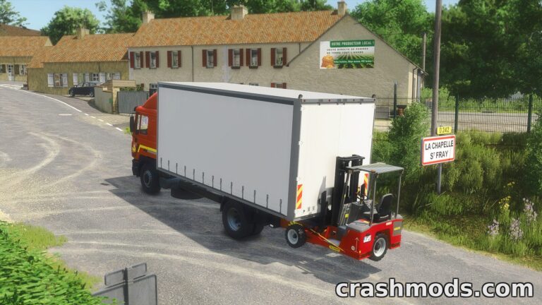 MAN 19.322 With Sliding Curtain – 322 hp Curtainside Truck Farming Simulator 25 mod screenshot