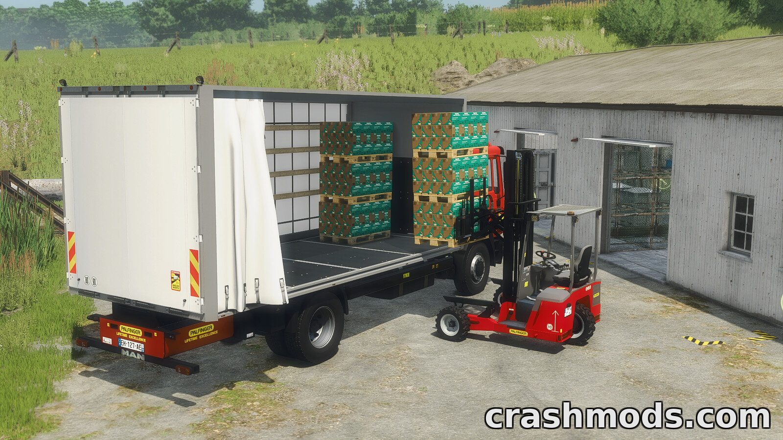 MAN 19.322 With Sliding Curtain – 322 hp Curtainside Truck – screenshot 2