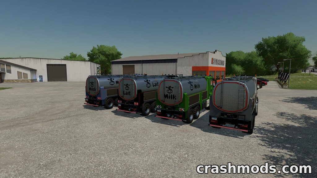 MAN TGS Milk Truck – 25,000 l Milk and Water Tanker – screenshot 2