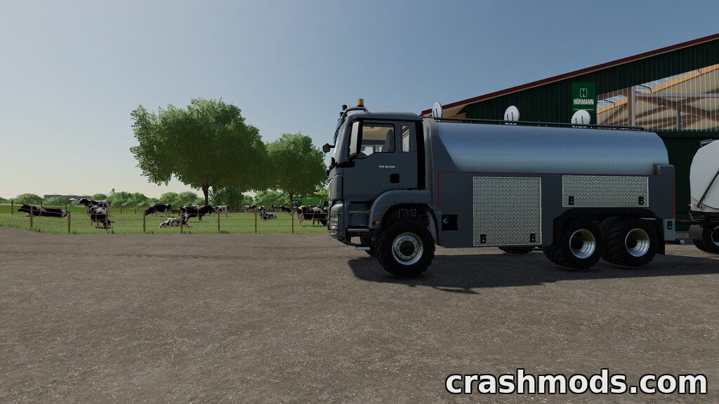 MAN TGS Milk Truck – 25,000 l Milk and Water Tanker – screenshot 5