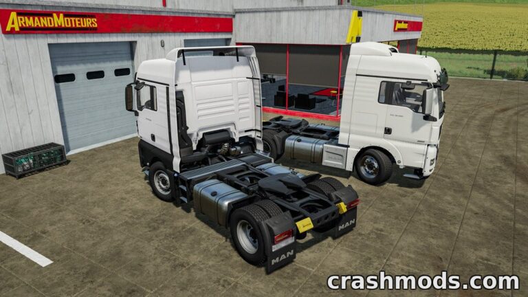 MAN TGX 18.500 4×2 – 500 HP Semi Truck Farming Simulator 22 mod screenshot
