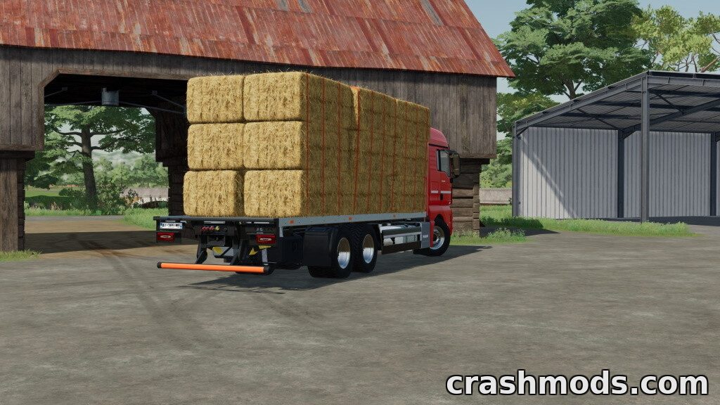 MAN TGX 26.640 Platform – Flatbed Truck for Bales and Pallets – screenshot 2