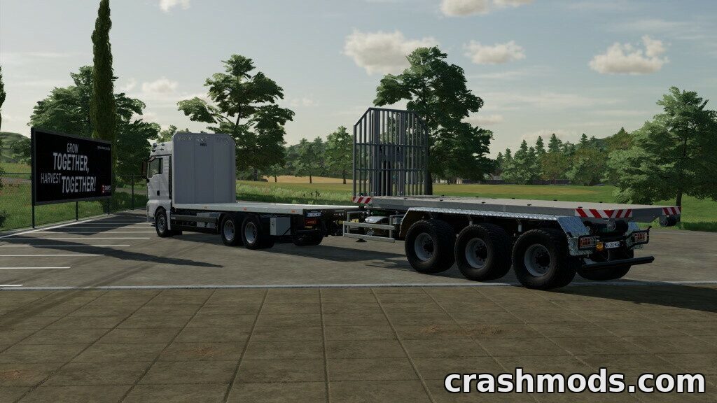 MAN TGX 26.640 Platform – Flatbed Truck for Bales and Pallets – screenshot 5