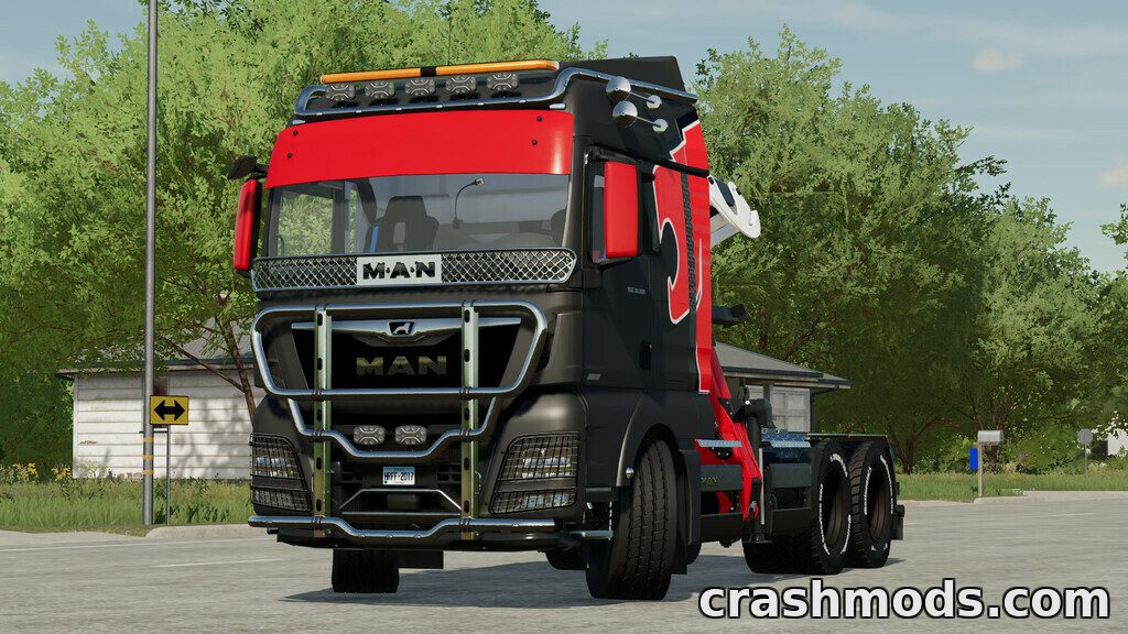 MAN TGX Forest Semi-Truck – Timber Truck with Palfinger Crane – screenshot 5