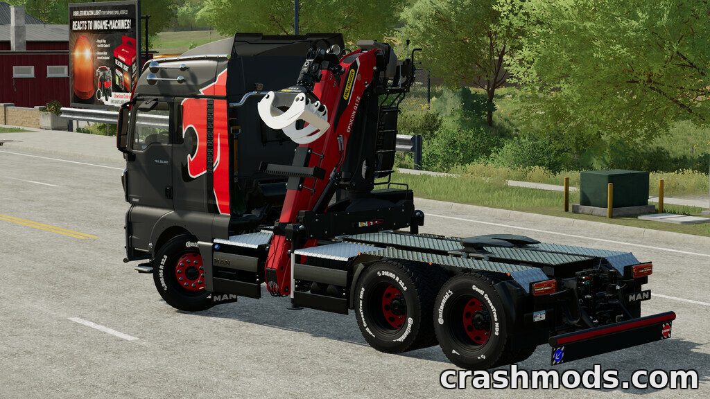 MAN TGX Forest Semi-Truck – Timber Truck with Palfinger Crane – screenshot 6