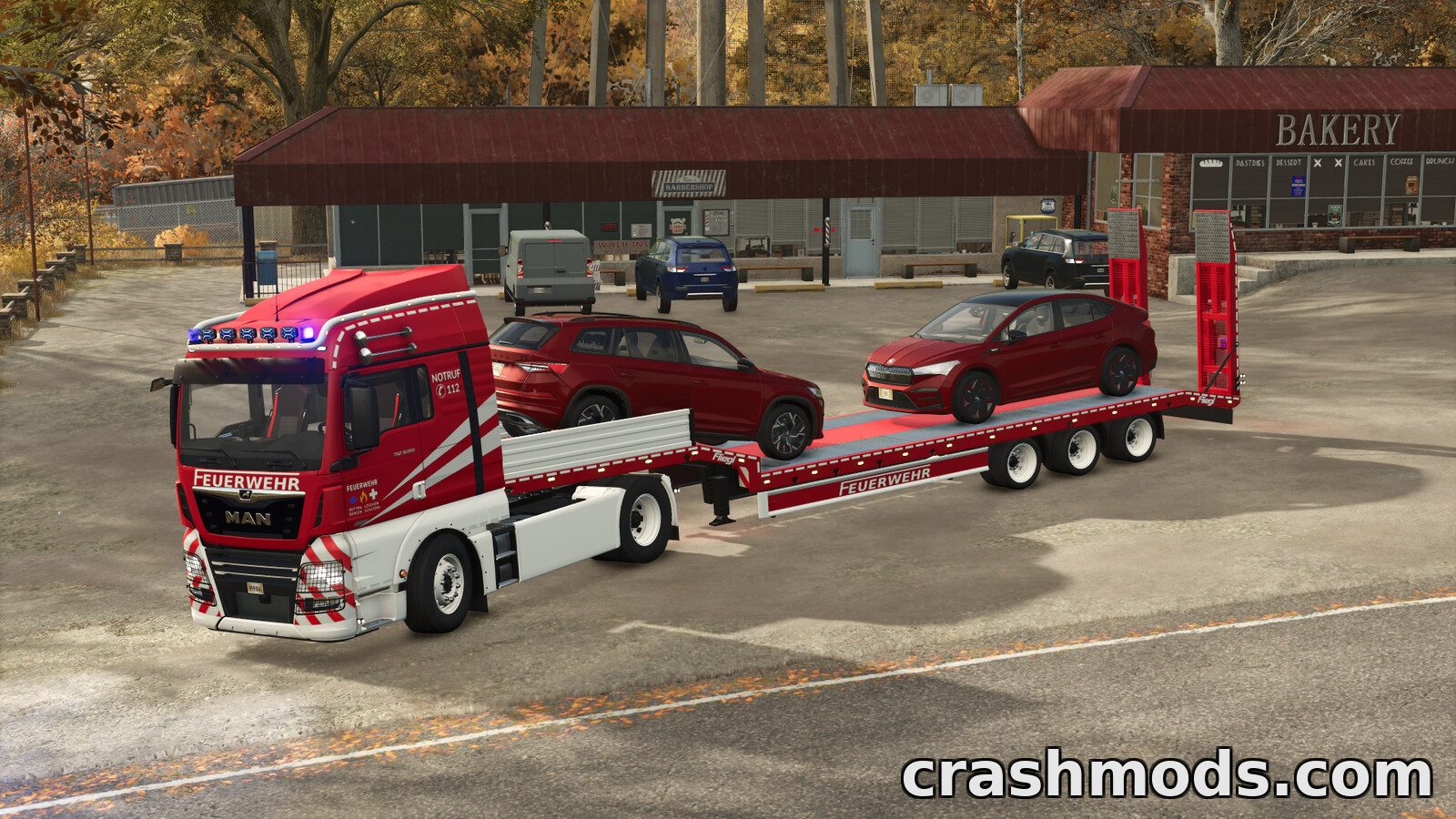MAN TGX Semi-truck Pack – 500 hp Trucks and Crane – screenshot 2