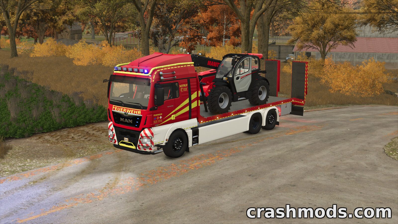 MAN TGX Semi-truck Pack – 500 hp Trucks and Crane – screenshot 5