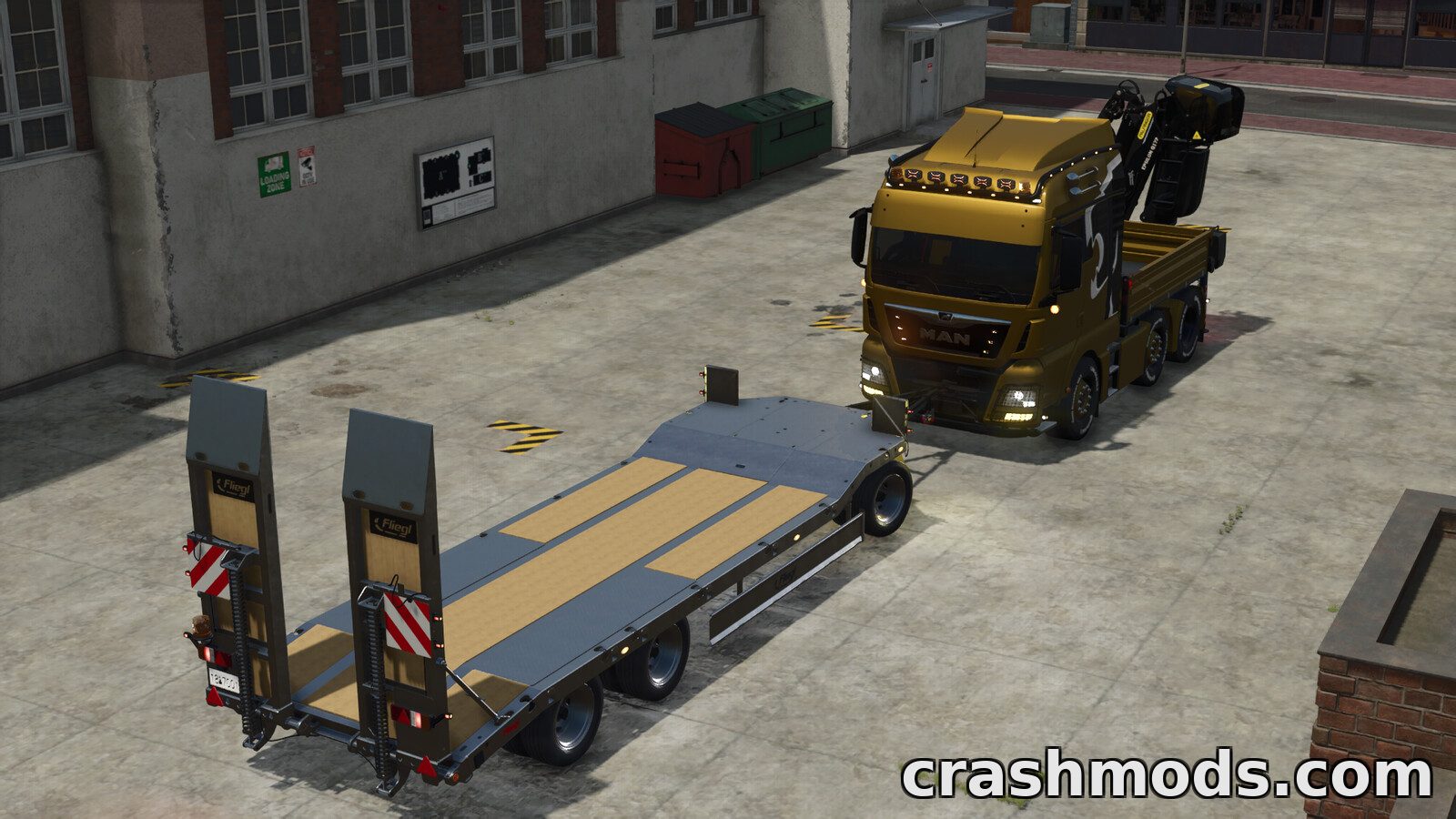 MAN TGX Semi-truck Pack – 500 hp Trucks and Crane – screenshot 6