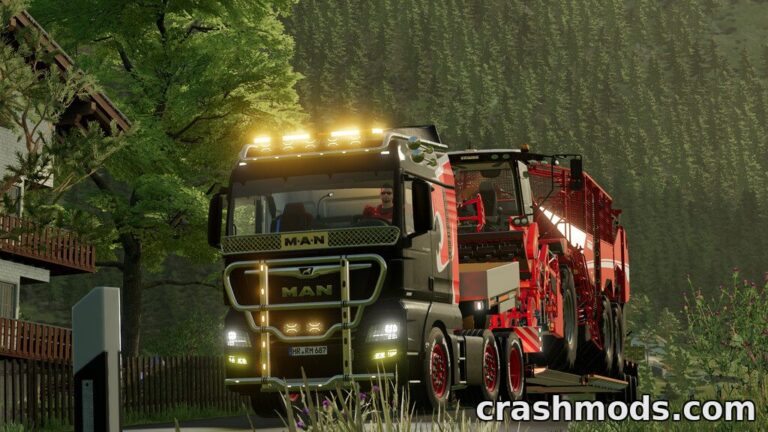 MAN TGX Truck Pack – 2 and 3 Axle Semi Trucks Farming Simulator 22 mod screenshot