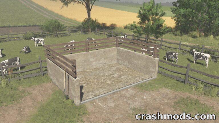 Manure Pit – Small Farm Manure Storage Farming Simulator 25 mod screenshot