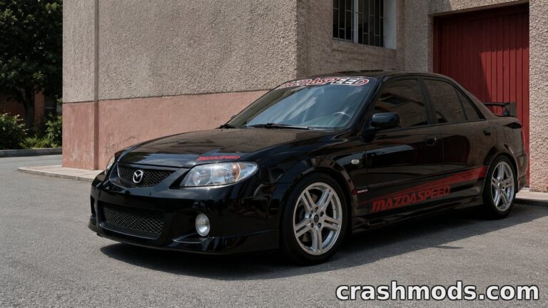 Mazda Familia Mazdaspeed – 11 Configurations and Tuning BeamNG.drive mod screenshot