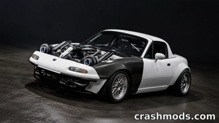Mazda MX-5 Miata NA – Roadster with 29 Configurations BeamNG.drive mod screenshot