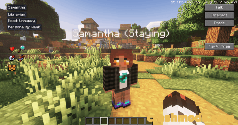 MCA Reborn – Player-Like Villagers with Marriage and Children Minecraft mod screenshot