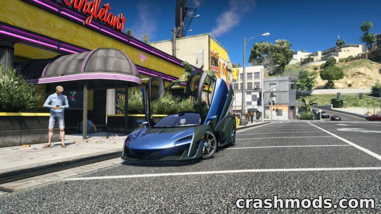 McLaren Sabre – Add-On Car for Legacy and Enhanced Grand Theft Auto 5 mod screenshot