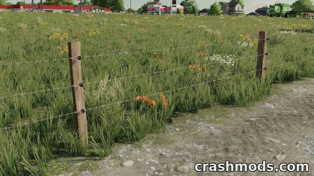 Meadow Fence Pack – Barbed Wire Fence and 4 m Pasture Gate – screenshot 2
