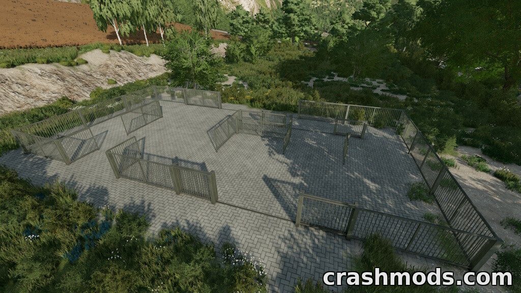 Metal Fence With Gates – Paintable Fence with 4 Gate Types – screenshot 3