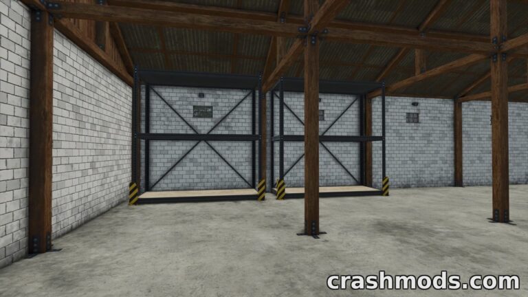 Metal Shelf – Pallet and Tool Storage Racks Farming Simulator 25 mod screenshot
