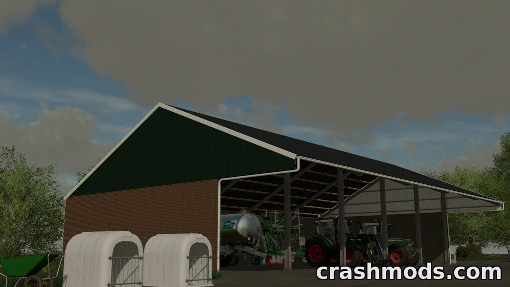 Modern Shed – Colourable 25×14 m Machine Shed – screenshot 5