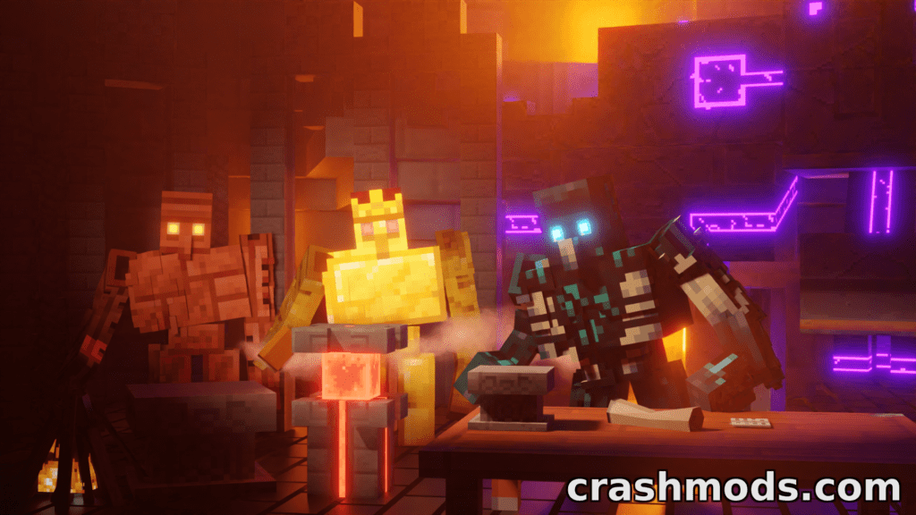 Modular Golems – Craftable Metal Golems with Custom Parts and Upgrades Minecraft mod screenshot