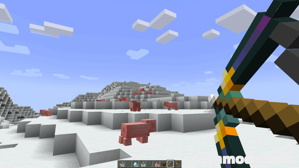 More Bows: Restrung – Classic Bow Collection with Frost and Ender Bows Minecraft mod screenshot