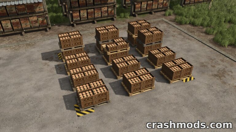 More Honey Pallet Spawner Options – 8 Pallet Spawn Areas Farming Simulator 25 mod screenshot