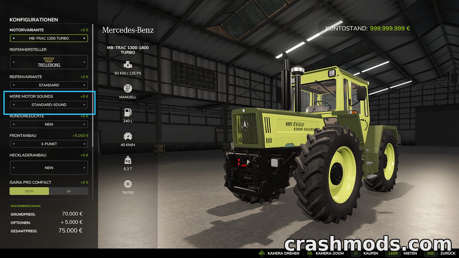 More Motor Sounds – Alternative Engine Sound Pack – screenshot 4