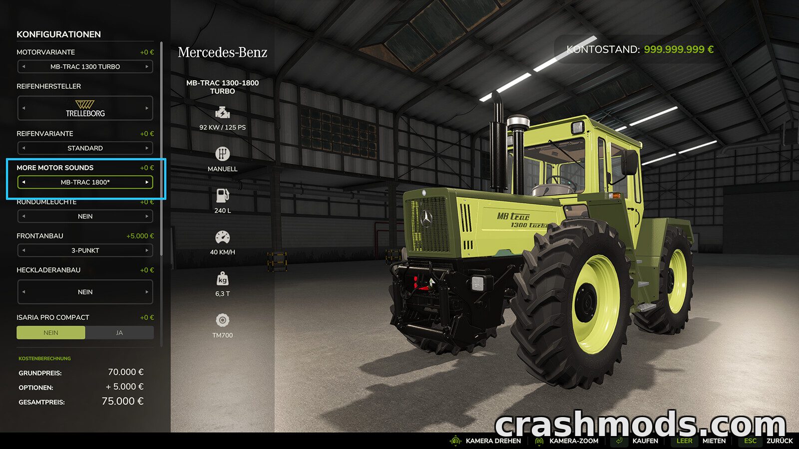 More Motor Sounds – Alternative Engine Sound Pack – screenshot 5