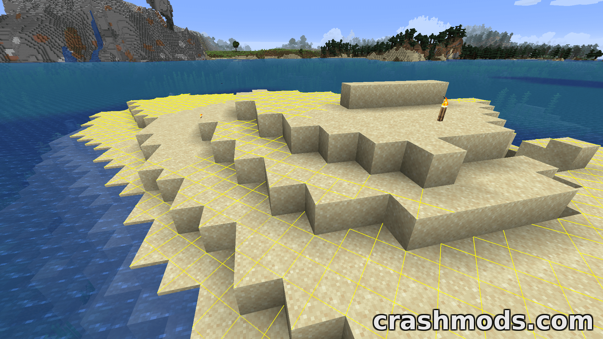 More Overlays Updated – Light Level Chunk Border and Item Search Overlays – screenshot 2