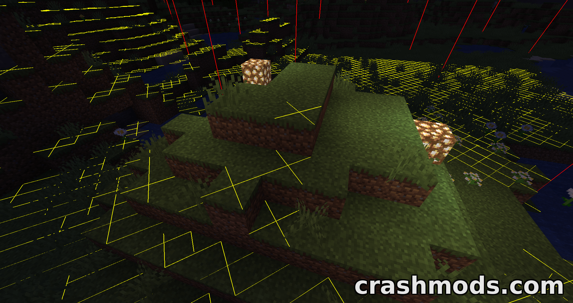 More Overlays Updated – Light Level Chunk Border and Item Search Overlays – screenshot 5