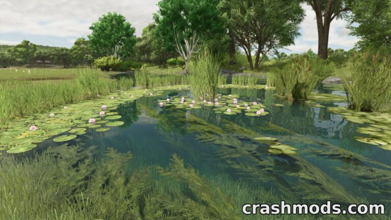 Natural Waterplants – Reeds Lilies and Watergrass Farming Simulator 25 mod screenshot