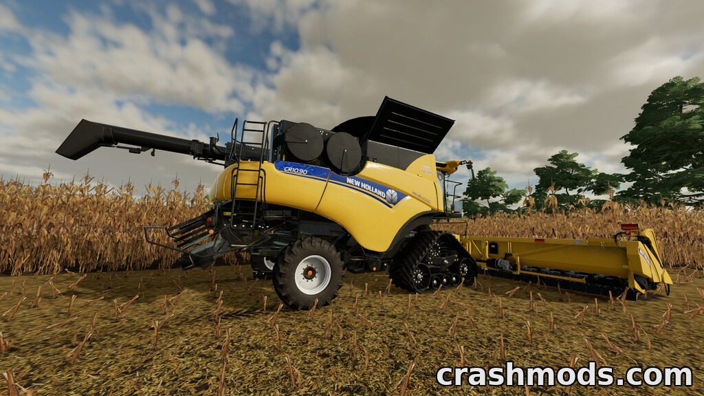 New Holland CR 10.90 Revelation – 700 HP Combine with Three Headers – screenshot 3