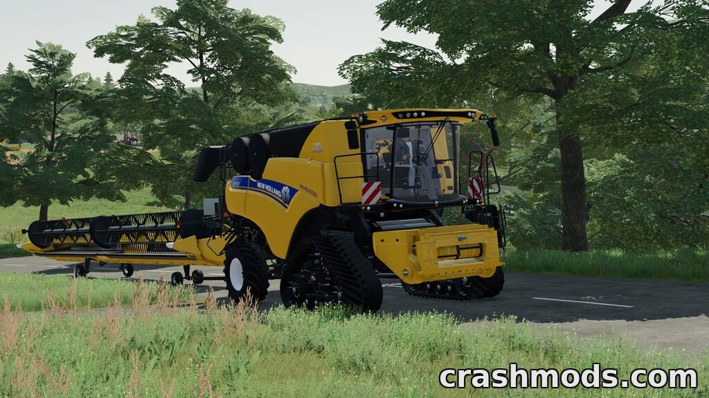 New Holland CR 10.90 Revelation – 700 HP Combine with Three Headers – screenshot 4